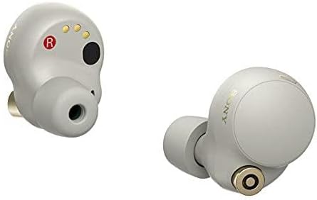 Sony WF-1000XM4 Noise Canceling Truly Wireless Earbud Headphones -silver