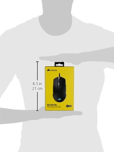 Corsair M55 RGB PRO Multi-Grip Gamer Mouse with Ambidextrous Design Black