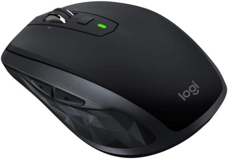 logitech - MX Anywhere 2S Wireless Laser Mouse - Black