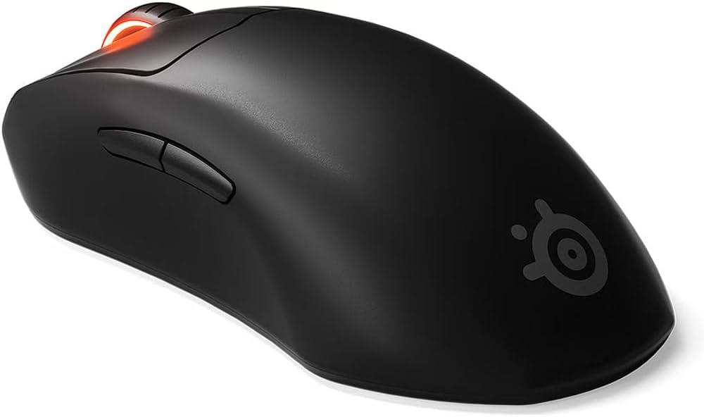 SteelSeries Esports Wireless FPS Gaming Mouse - Ultra Lightweight, Prime Programmable, 18K CPI Sensor, Magnetic Optical Switches, PC/Mac, Black