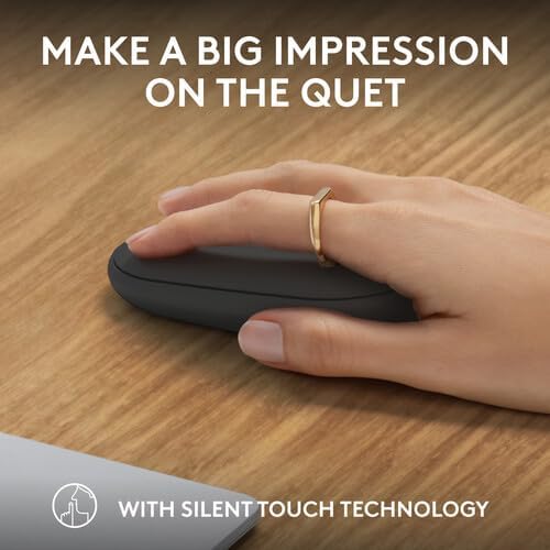 Logitech Pebble Mouse 2 M350s Slim Bluetooth Wireless Mouse