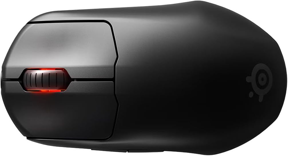 SteelSeries Esports Wireless FPS Gaming Mouse - Ultra Lightweight, Prime Programmable, 18K CPI Sensor, Magnetic Optical Switches, PC/Mac, Black
