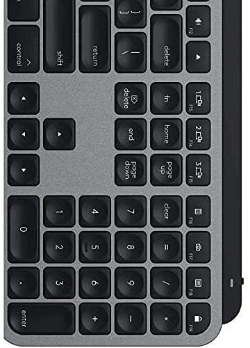 Logitech MX Keys Advanced Illuminated Wireless Keyboard for Mac - Bluetooth/USB