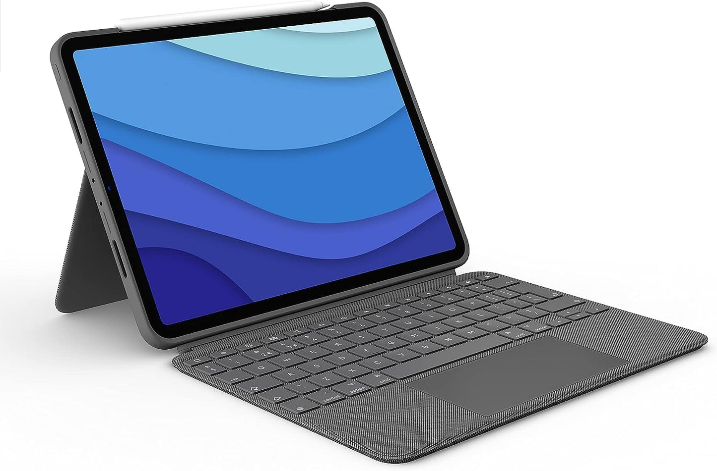 Logitech Combo Touch iPad Pro 11-inch Keyboard Case -Oxford Gray