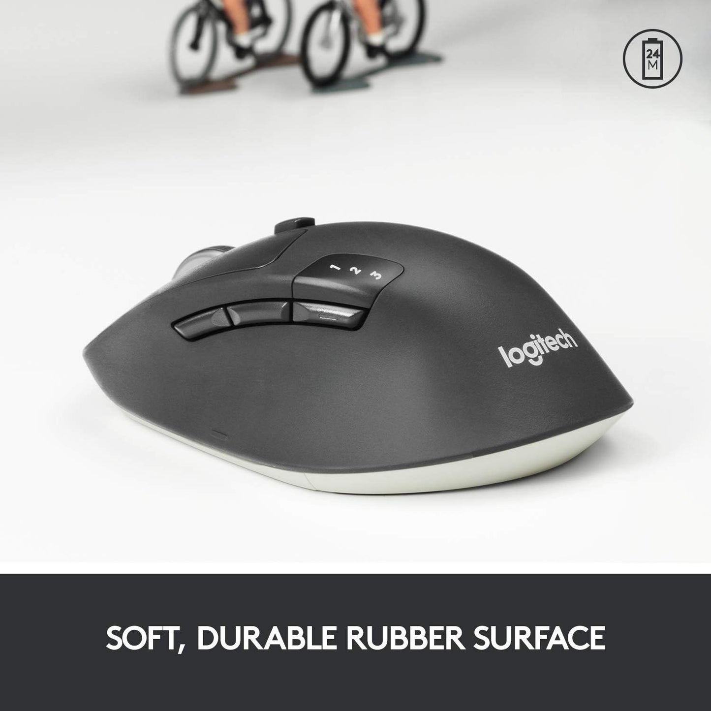 Logitech M720 Wireless Triathlon Mouse Black