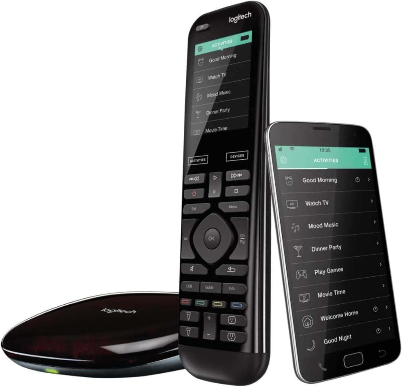 Logitech Harmony Elite Remote Control, Hub and App, Ultimate Control and Seamless Device Integration