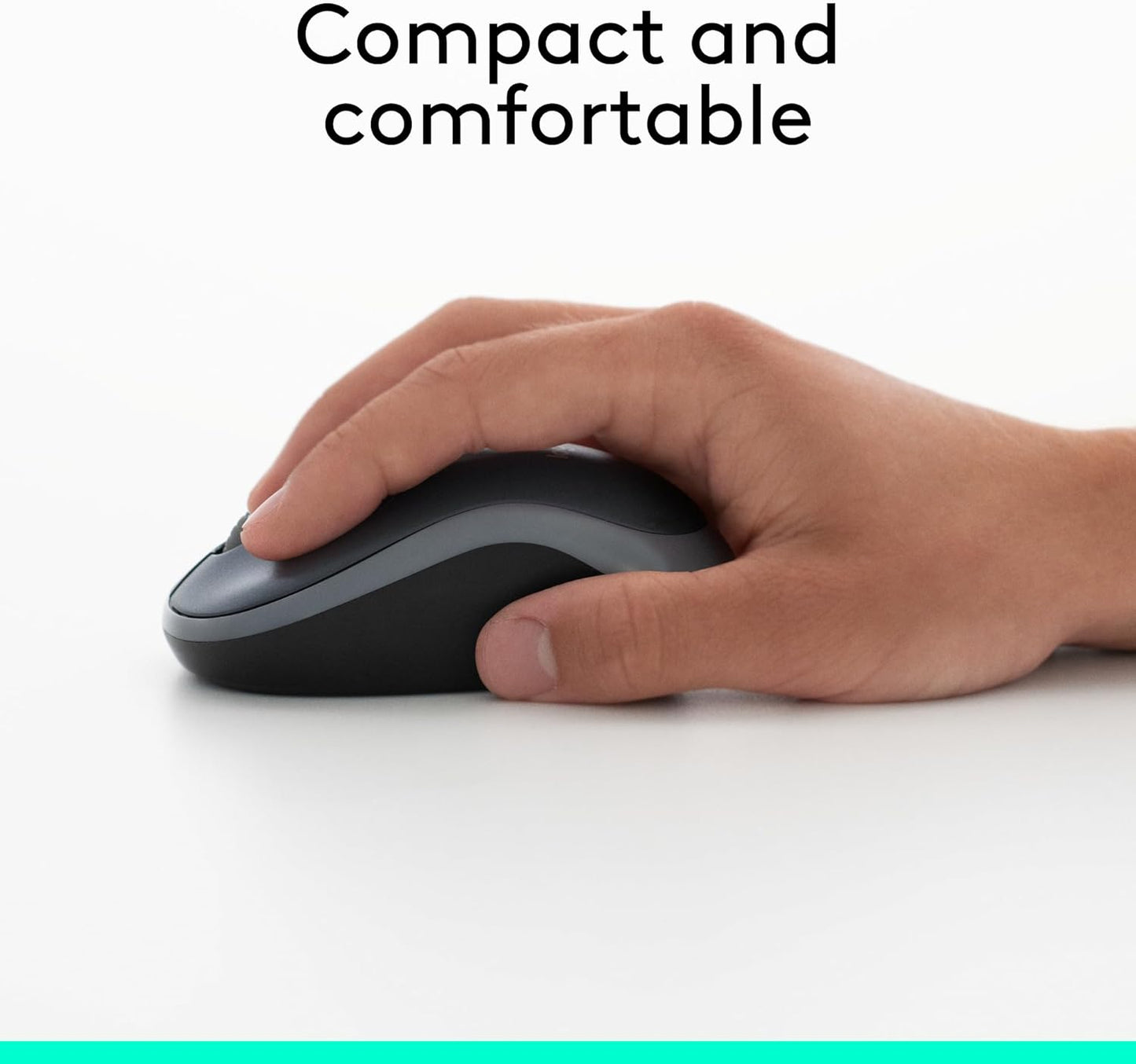 Logitech M185 Wireless Mouse Swift Grey