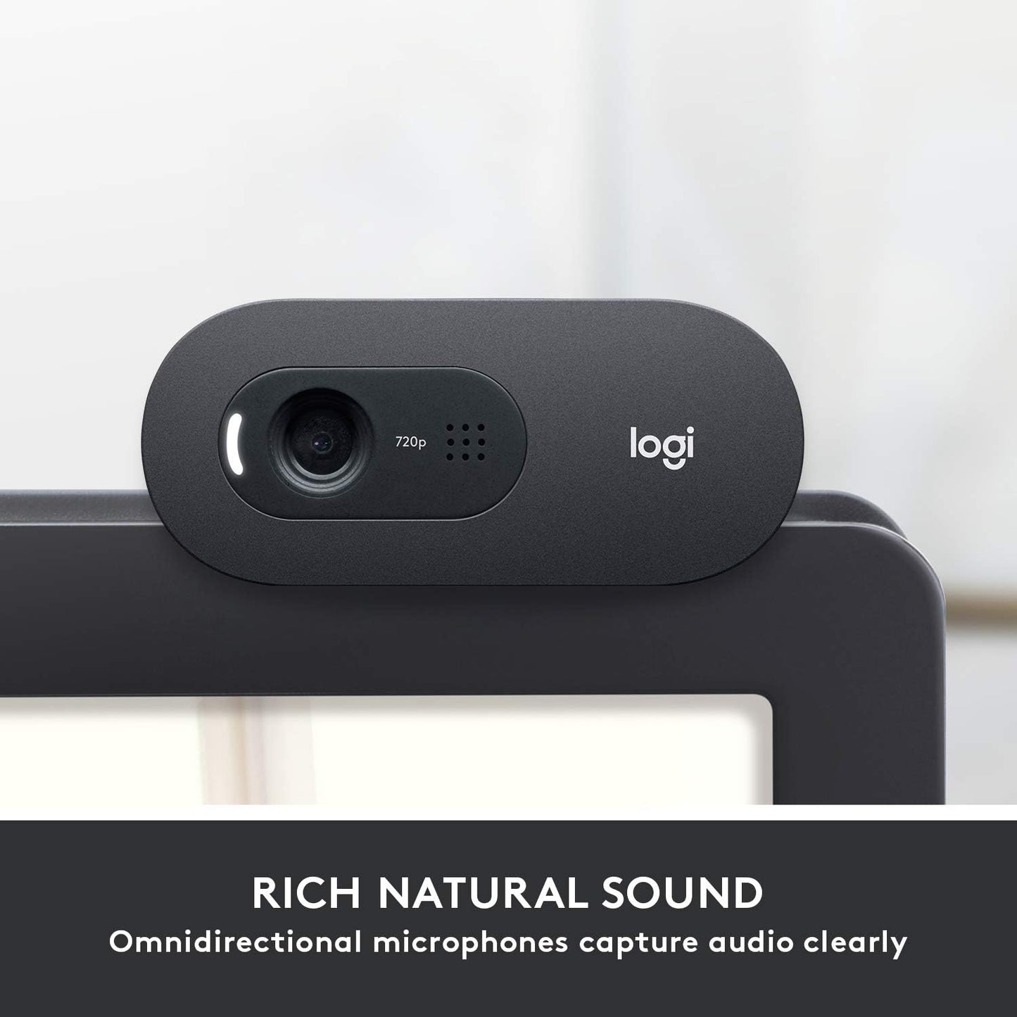Logitech C505 Webcam 1280 x 720 Pixels USB Black