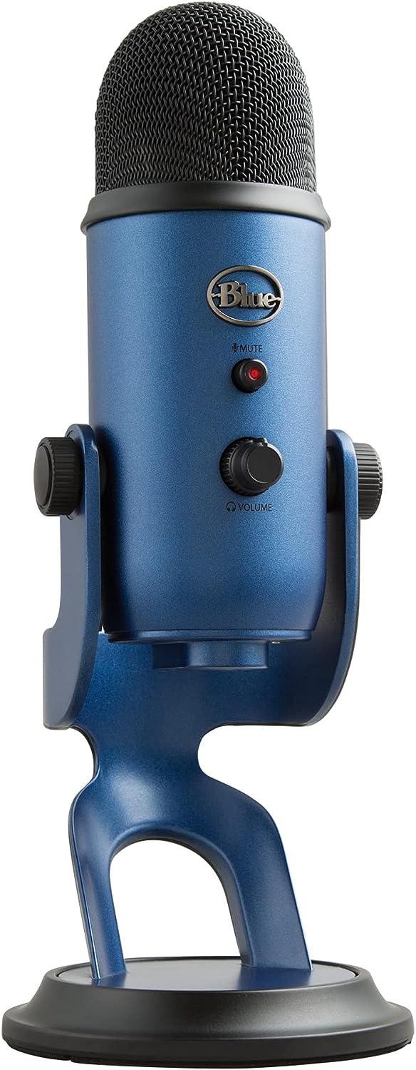Logitech for Creators Blue Yeti USB Microphone-Midnight Blue