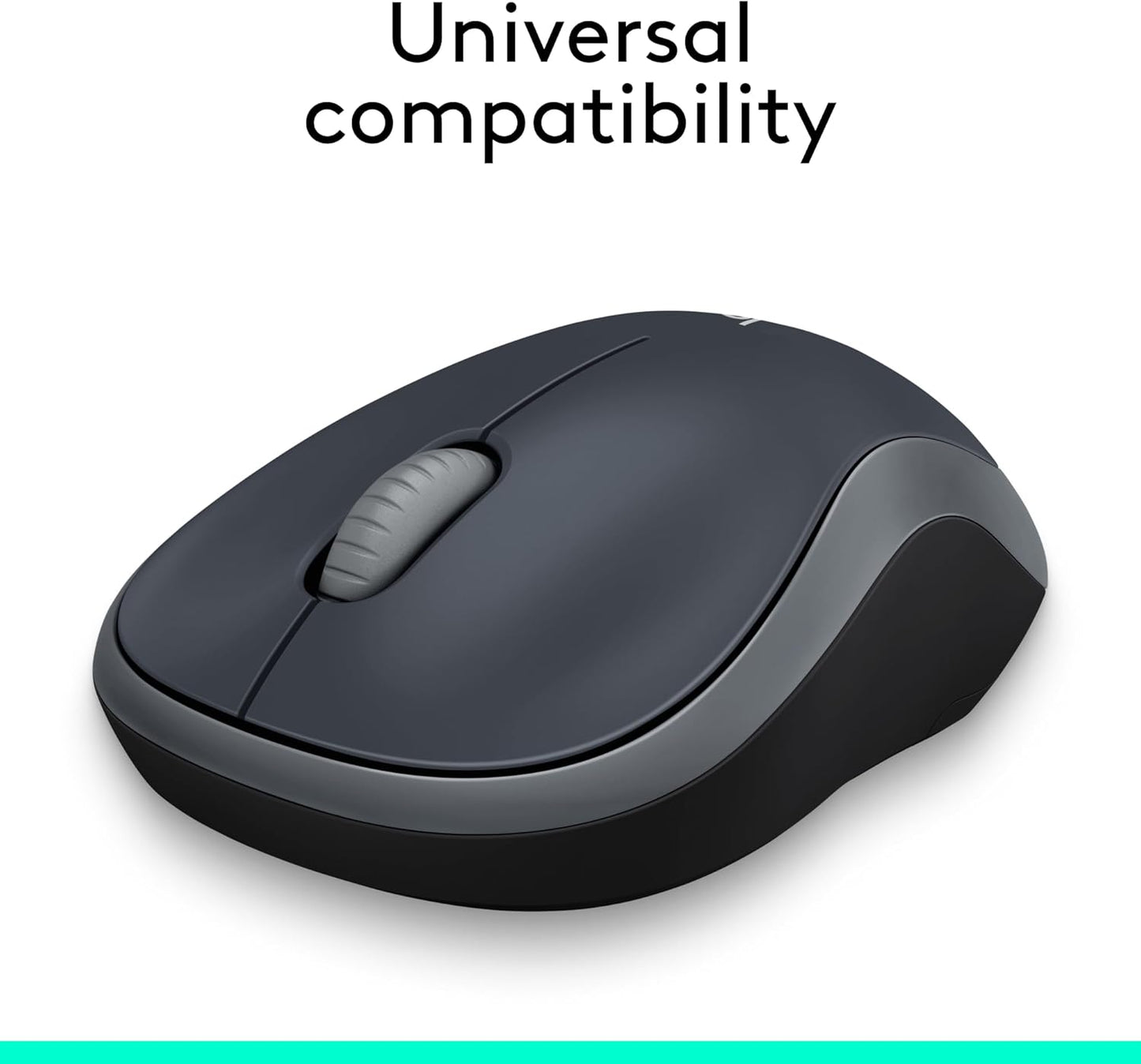 Logitech M185 Wireless Mouse Swift Grey