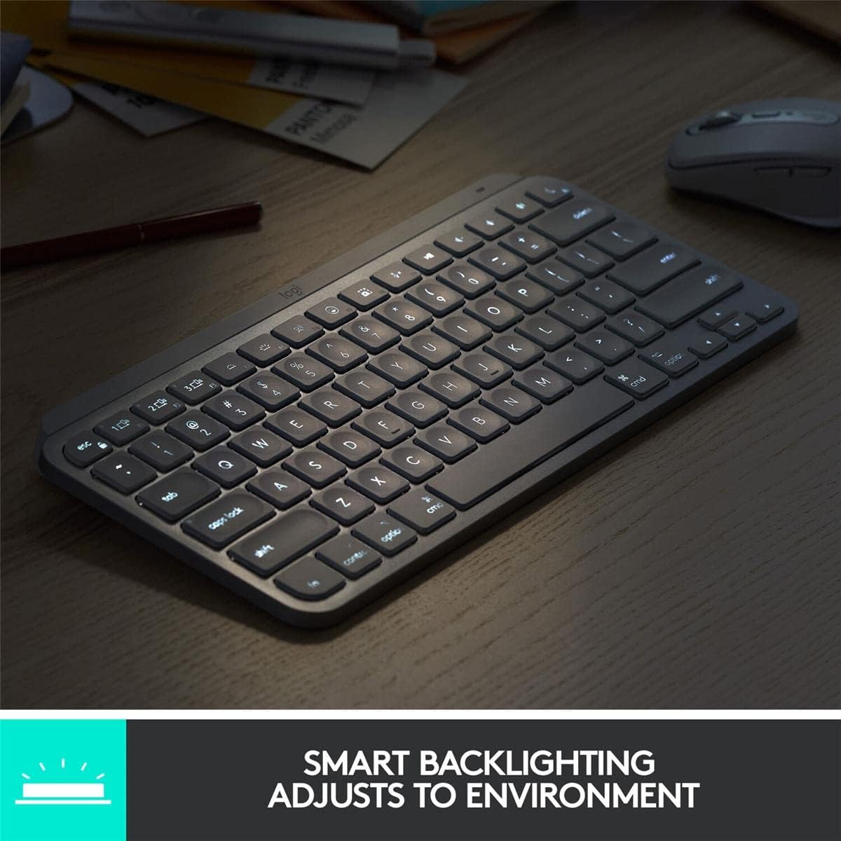 Logitech MX Keys Mini Wireless Bluetooth Keyboard in Black