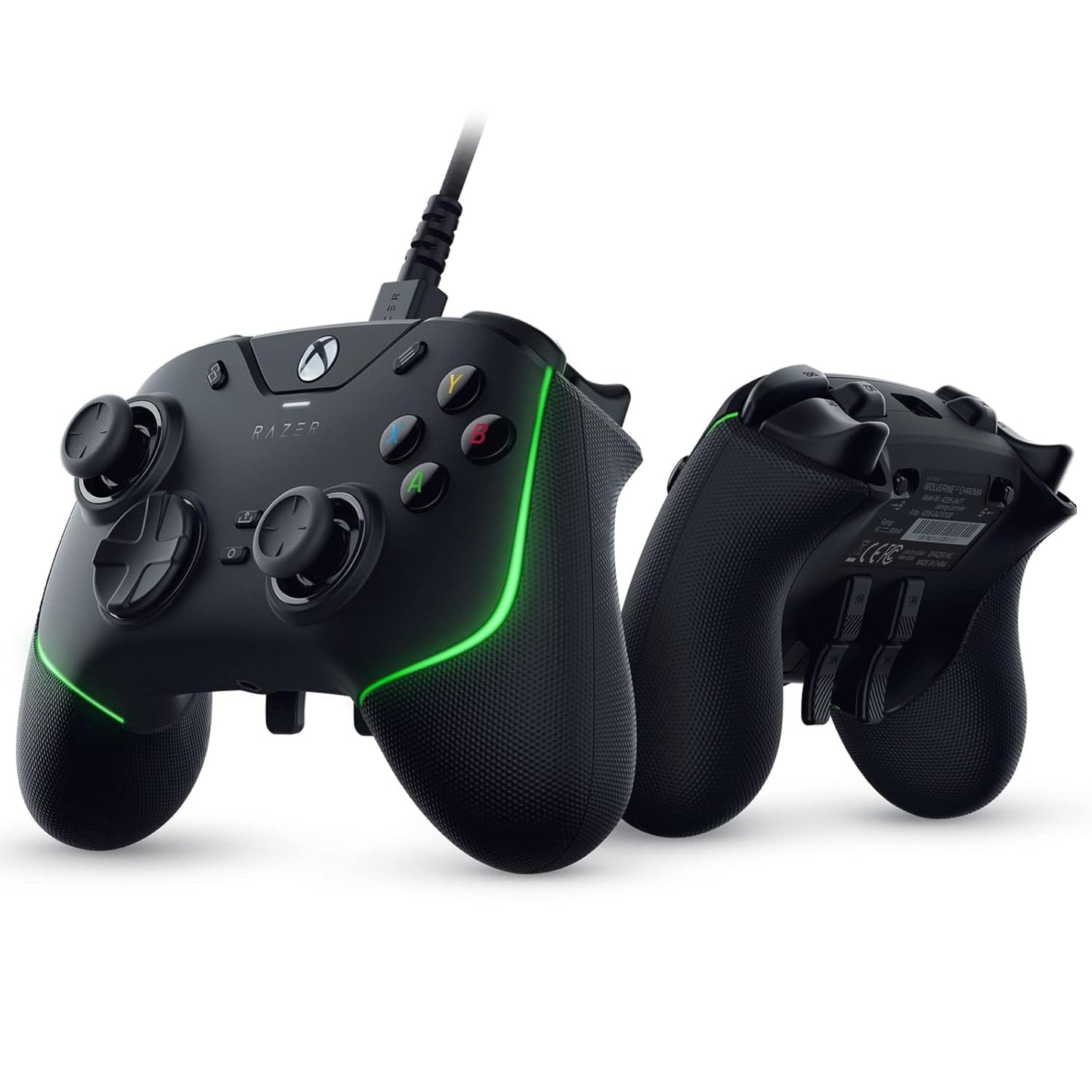 Razer Wolverine V2 Chroma Wired Gaming Controller for Xbox Series - Black (Renewed)
