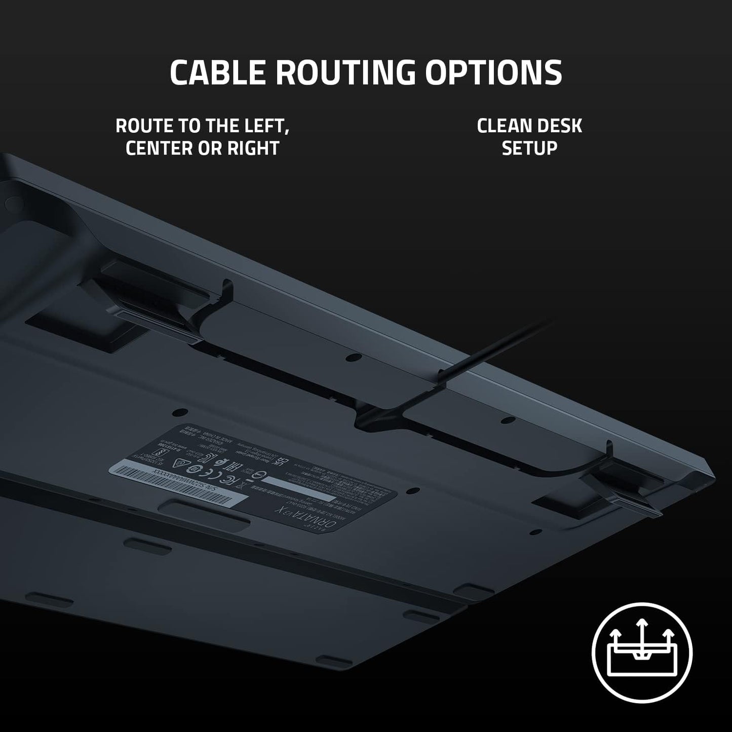 Razer Ornata V3 X Gaming Keyboard: Low-Profile Keys - Silent Membrane Switches - Spill Resistant - Chroma RGB Lighting - Ergonomic Wrist Rest - Classic Black