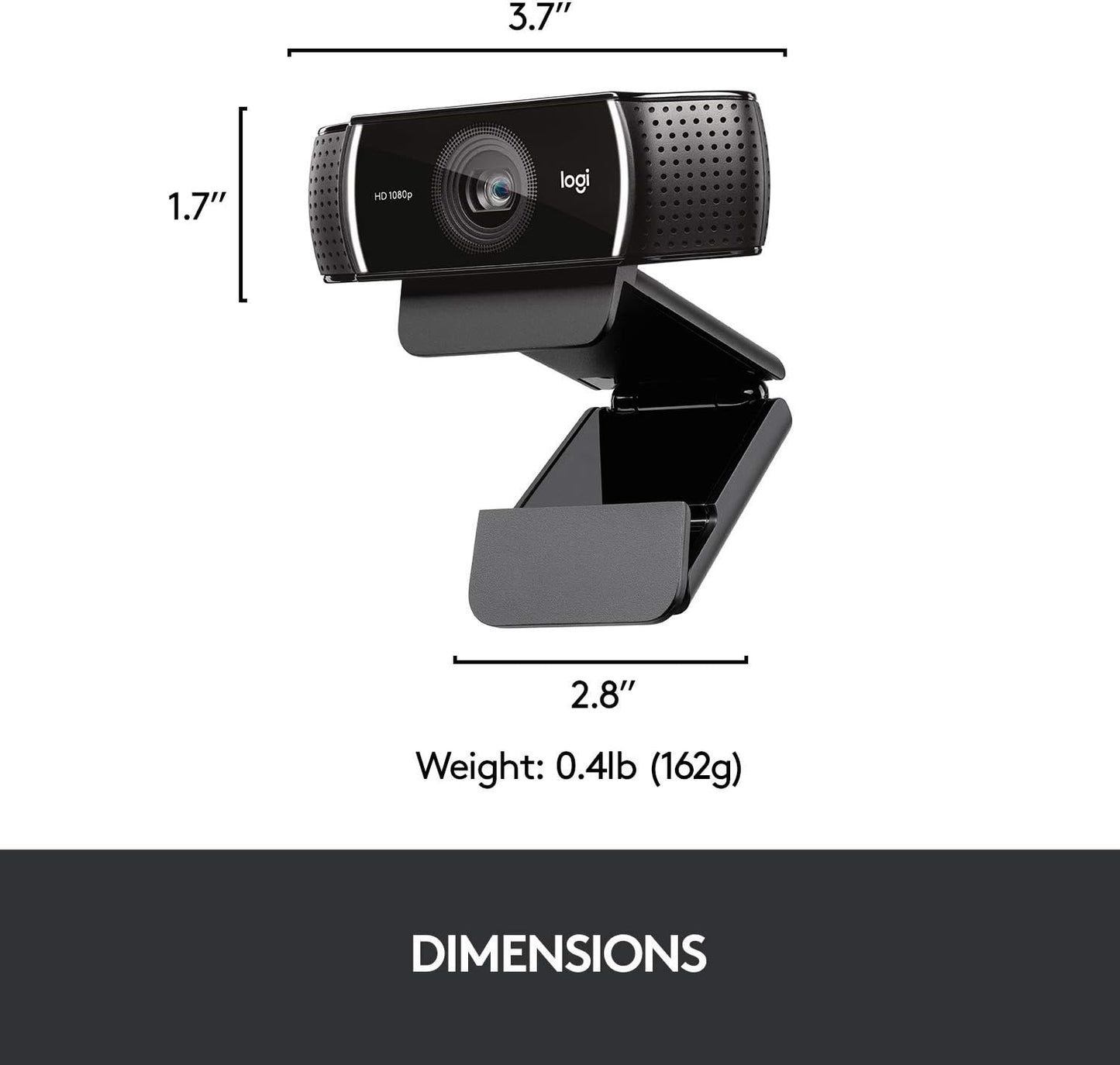 Logitech C922 Pro Stream Webcam 1080P Camera