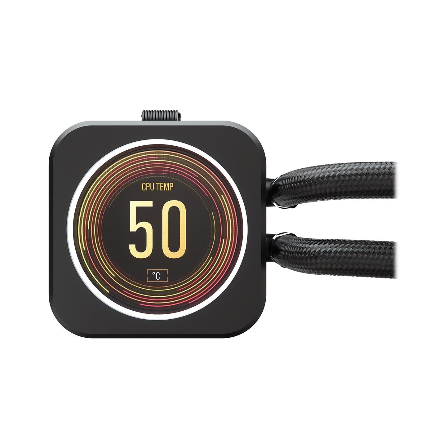 CORSAIR iCUE H150i ELITE LCD Display Liquid CPU Cooler-Custom IPS LCD Screen-48 Dynamic RGB LEDs-120mm Fans-360mm Radiator-COMMANDER CORE Smart Lighting Controller