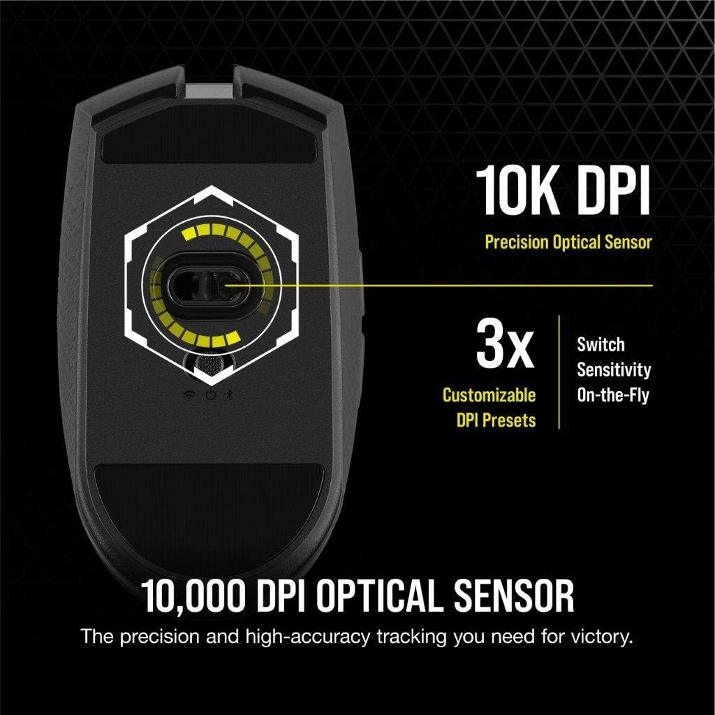 Corsair Katar Pro Wireless Gaming Mouse- Black