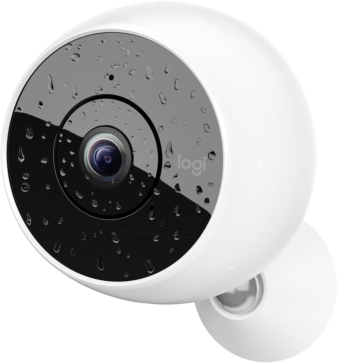 Logitech Circle 2 Indoor/Outdoor Weatherproof Wireless Home Security Camera (Person Detection, 24-Hr Free Time-Lapse), Works with Alexa and Google Assistant
