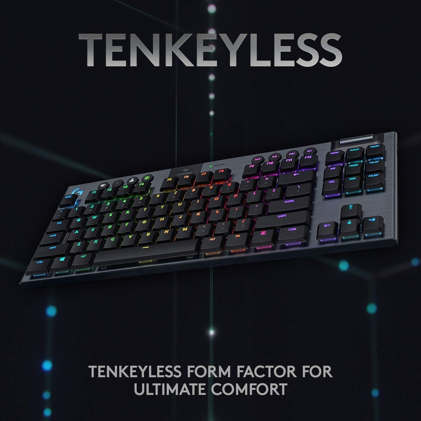 Logitech G915 TKL Wireless RGB Mechanical Gaming Keyboard- Clicky