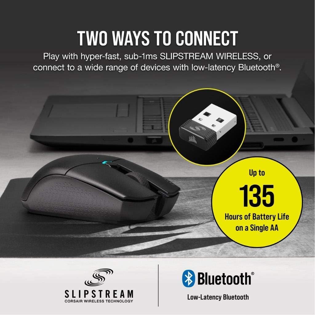 Corsair Katar Pro Wireless Gaming Mouse- Black