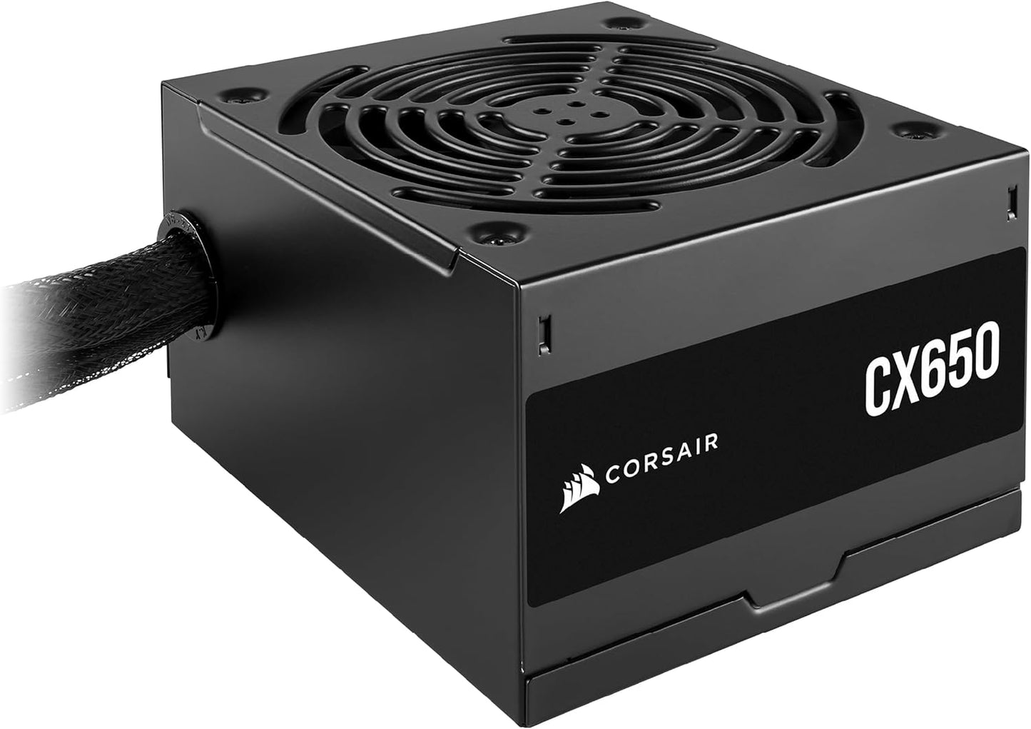 CORSAIR CX650 80 Plus Bronze Non Modular Low-Noise ATX 650 Watt Power Supply - NA - Black