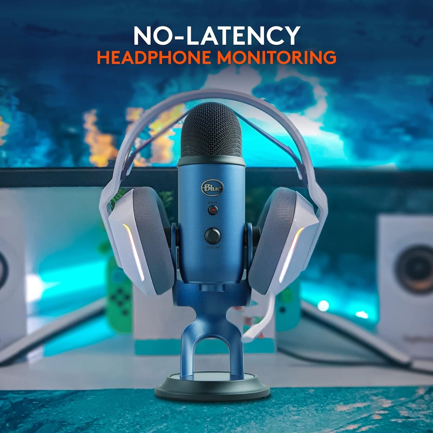 Logitech for Creators Blue Yeti USB Microphone-Midnight Blue