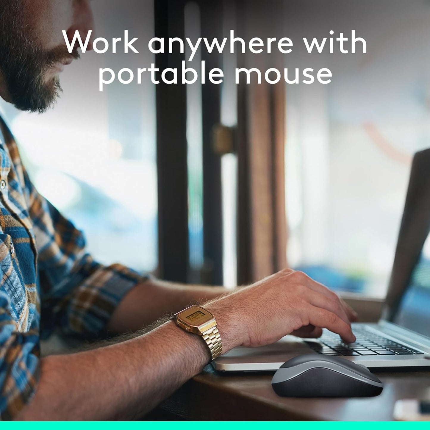 Logitech M185 Wireless Mouse Swift Grey