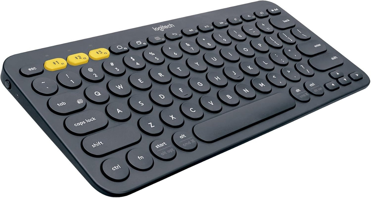 Logitech K380 Multi-Device Bluetooth Keyboard – Dark Grey
