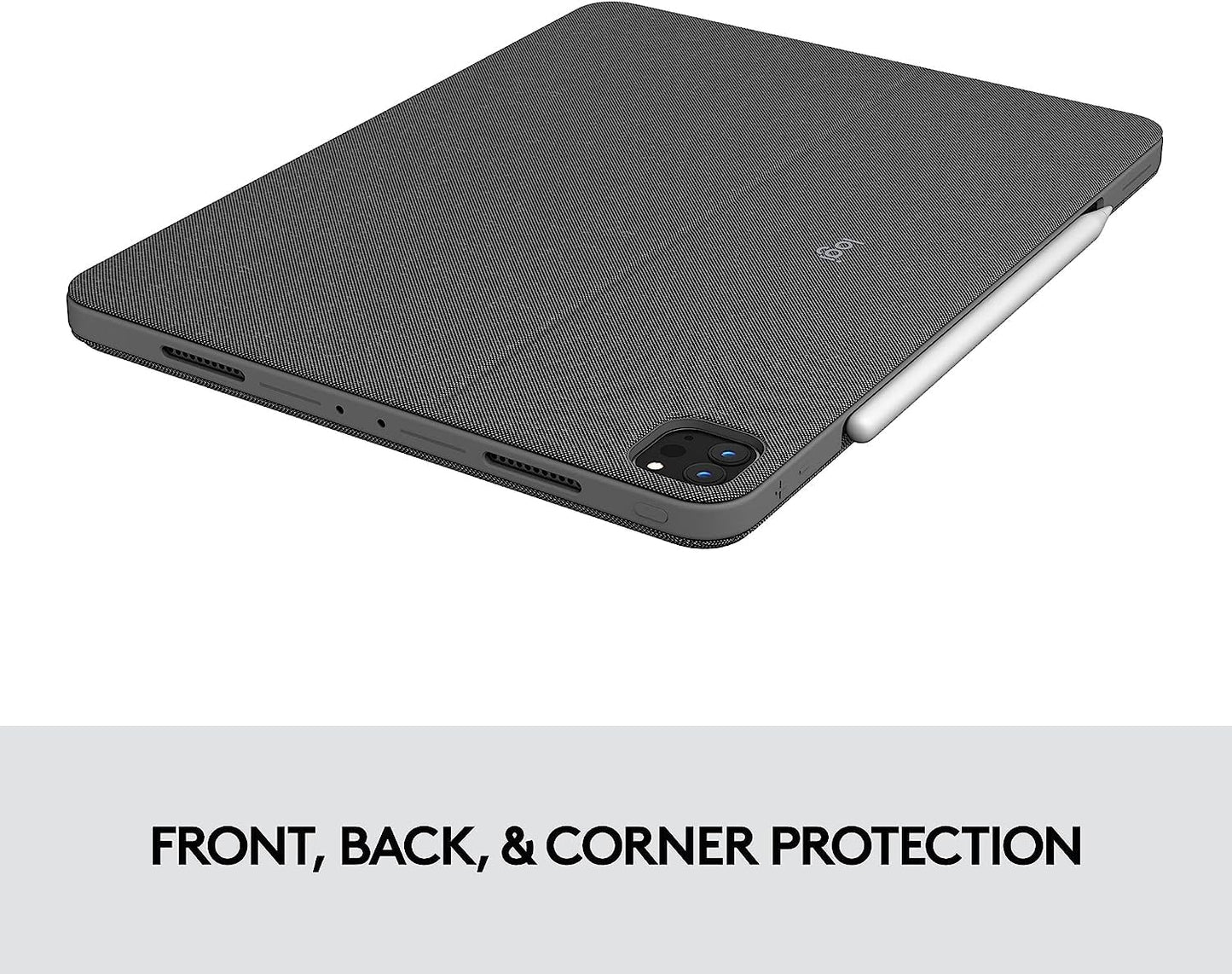 Logitech Combo Touch iPad Pro 11-inch Keyboard Case -Oxford Gray