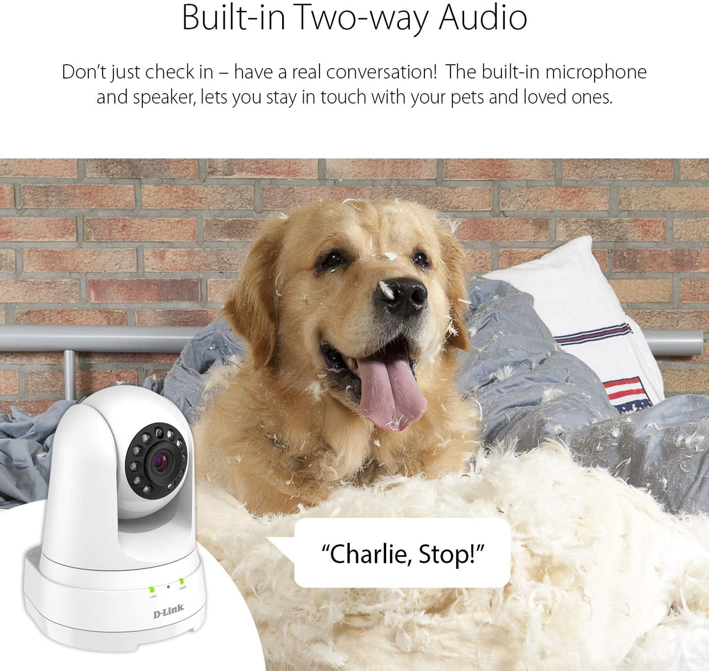 D-Link Indoor Full HD WiFi Security Camera