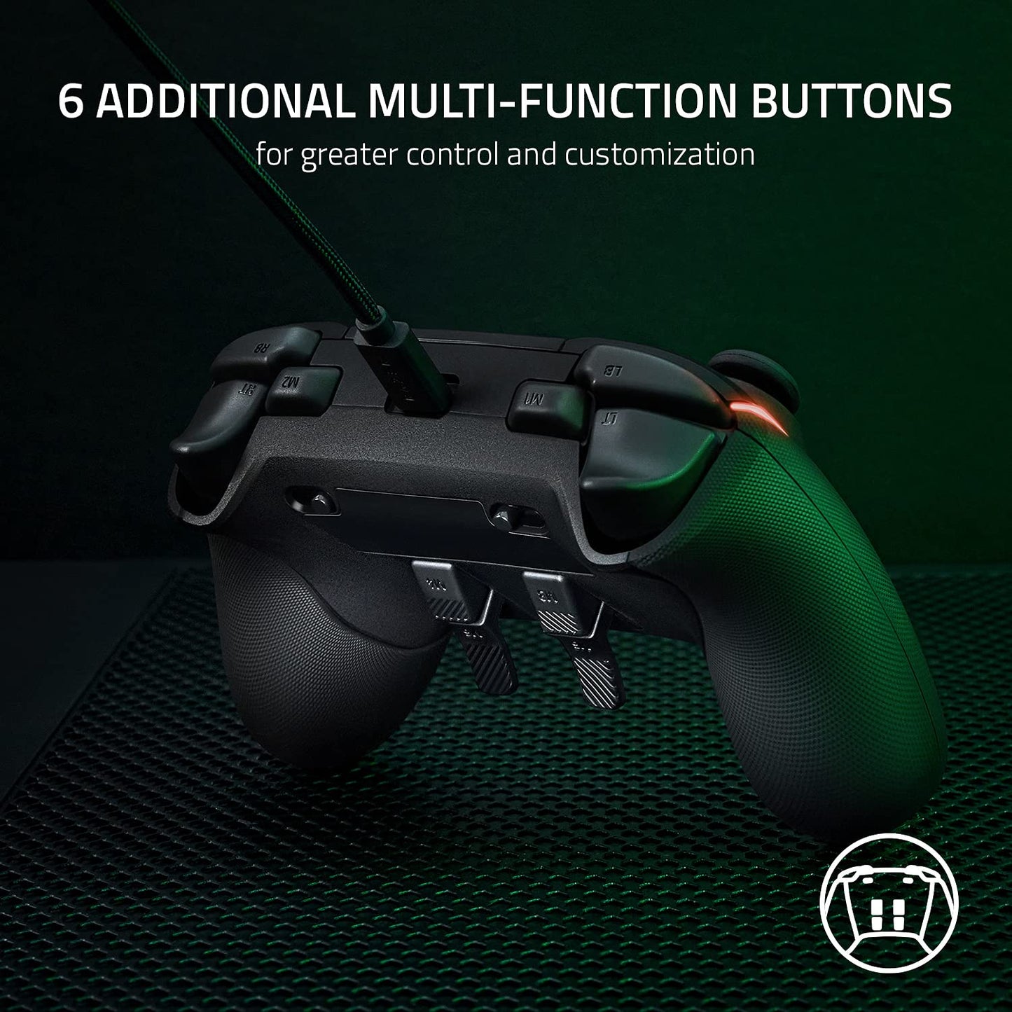 Razer Wolverine V2 Chroma Wired Gaming Controller for Xbox Series - Black (Renewed)