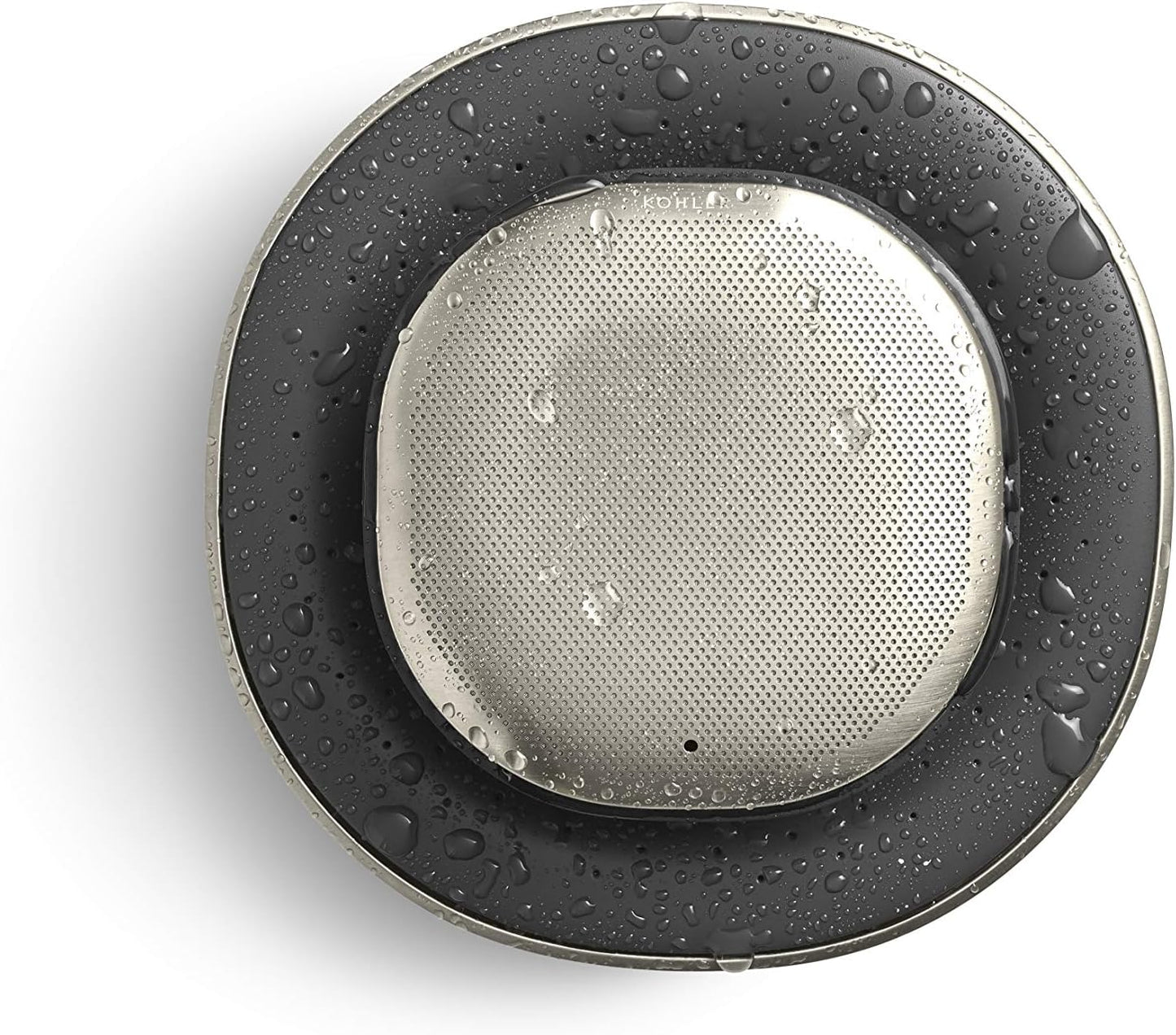 KOHLER MOXIE BLUETOOTH SHOWERHEAD, SHOWER SPEAKER, WATERPROOF SPEAKER, SHOWER RADIO, RECHARGEABLE SPEAKER, PORTABLE SPEAKER, 1.75 GPM, K-28238-GKE-BN, VIBRANT BRUSHED NICKEL