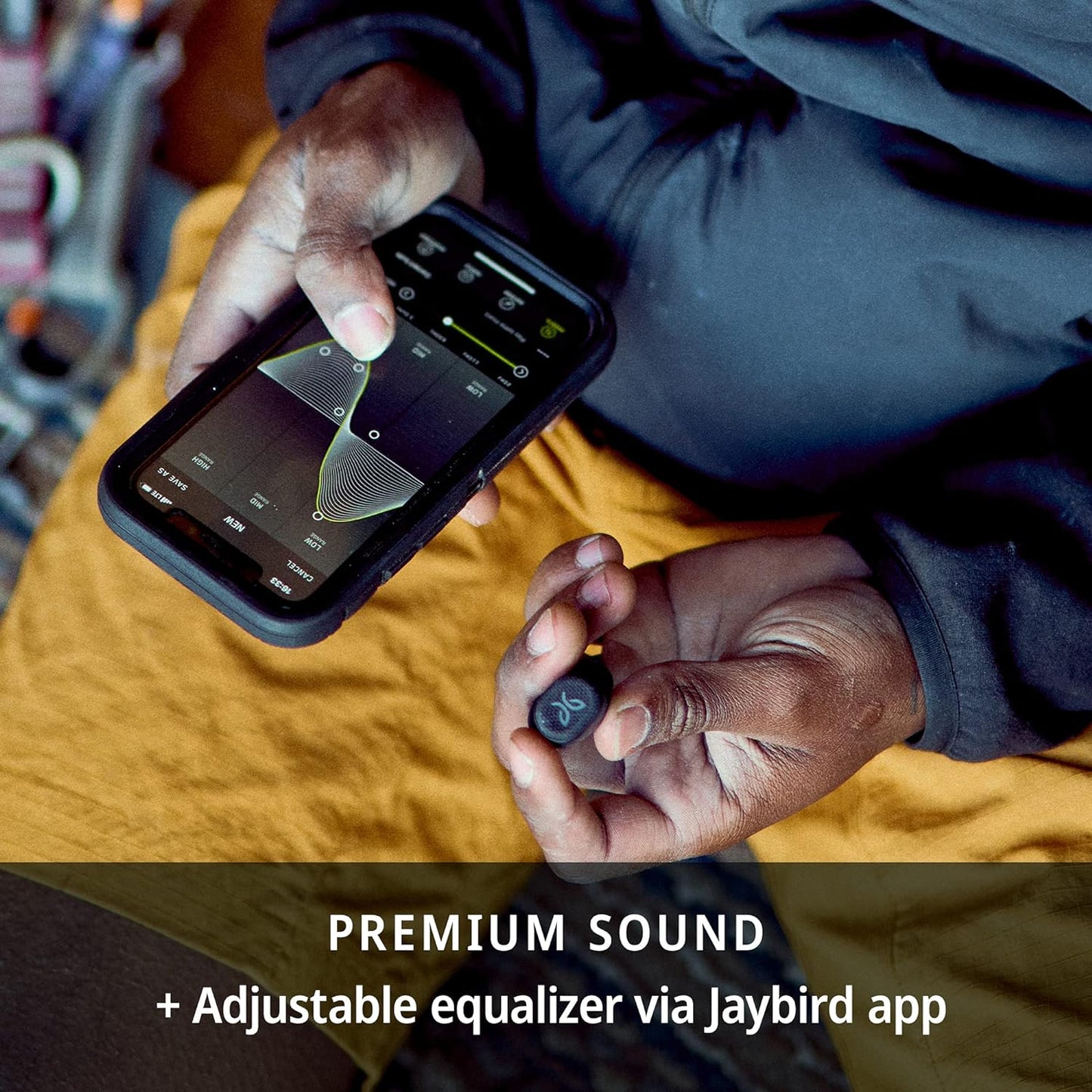 Jaybird Vista 2 True Wireless Noise Cancelling in-Ear Headphones (Black)