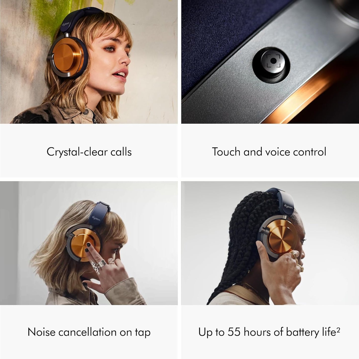 Dyson OnTrac™ Over Ear Headphones, CNC Copper