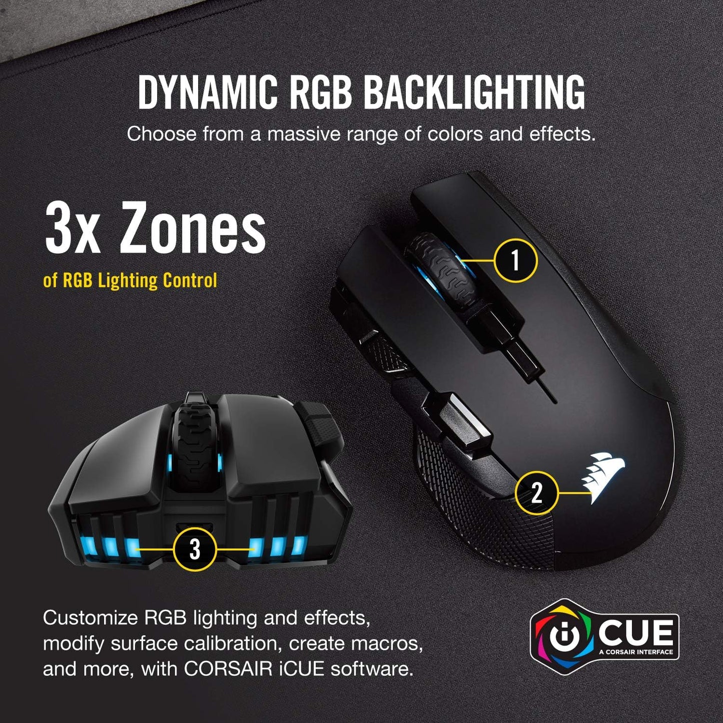 CORSAIR IRONCLAW Wireless RGB - FPS and MOBA Gaming Mouse