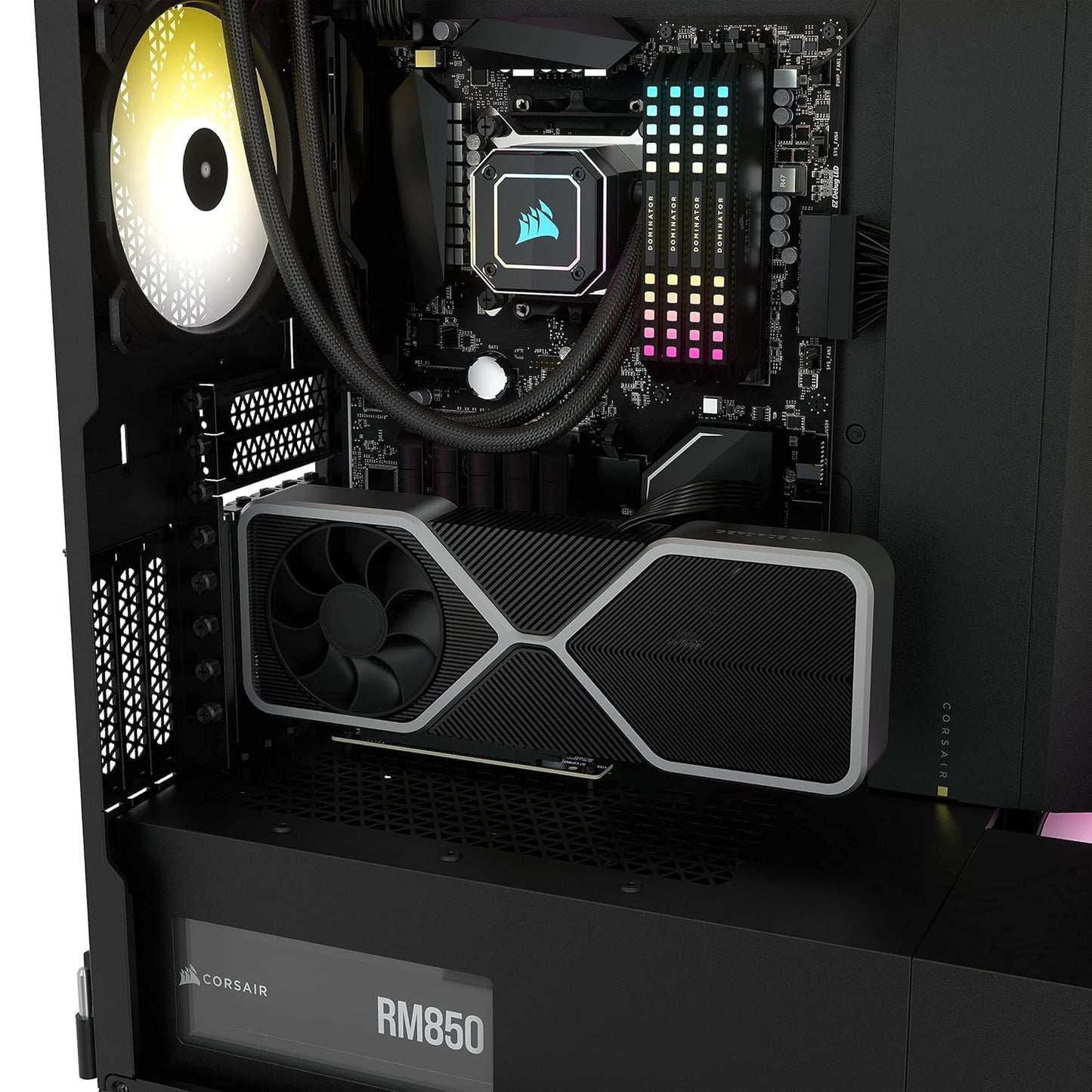 H170i ELITE CAPELLIX Liquid CPU Cooler - 33 Dynamic RGB LEDs - 140mm Fans - 420mm Radiator - COMMANDER CORE Smart Lighting Controller - CORSAIR iCUE Software Compatible - Zero RPM Fan