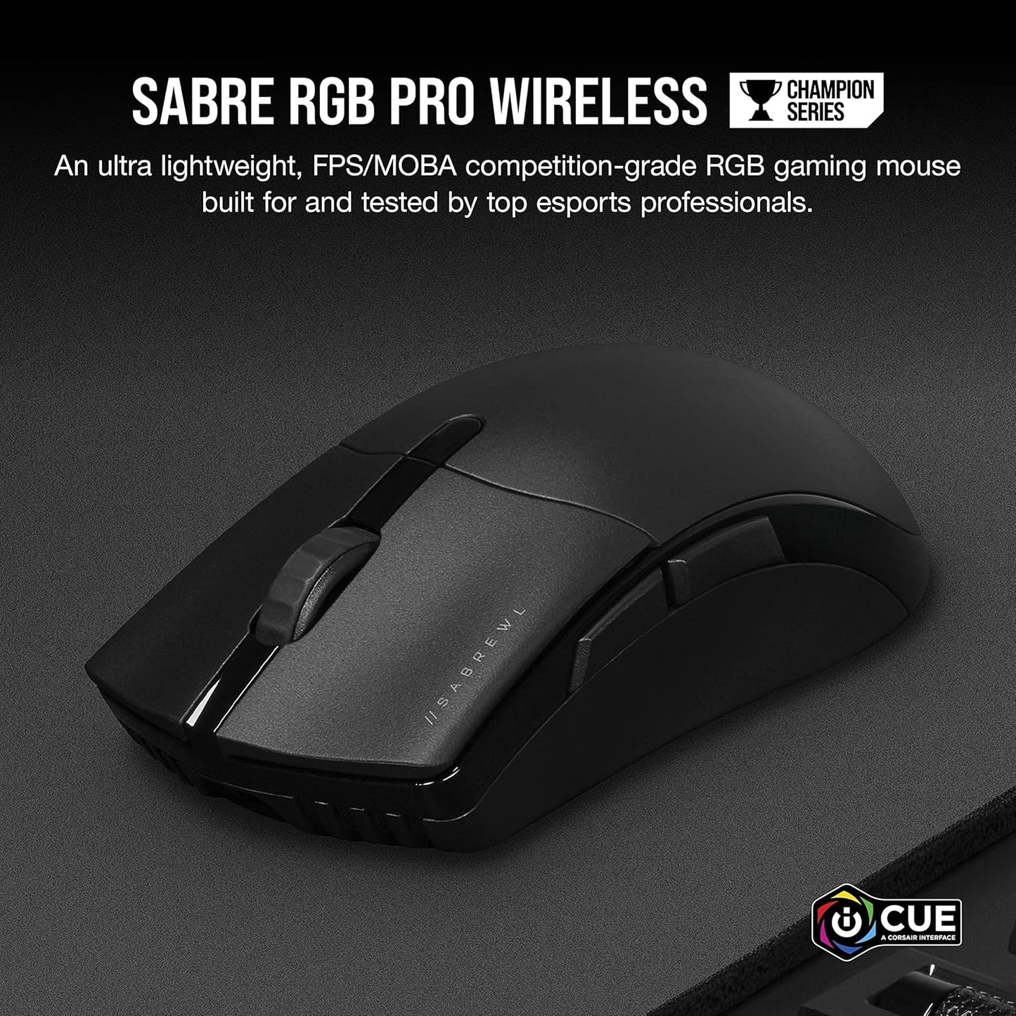Corsair SABRE Wireless Gaming Mouse- Black