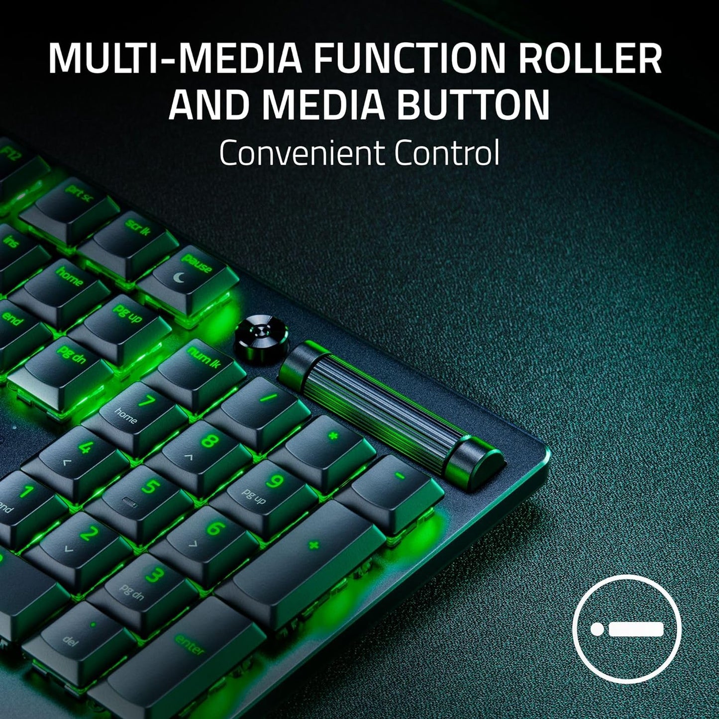 Razer DeathStalker V2 Pro Wireless Gaming Keyboard: Low-Profile Optical Switches - Linear Red - Hyperspeed Wireless & Bluetooth 5.0-40 Hr Battery - Ultra-Durable Coated Keycaps - Chroma RGB