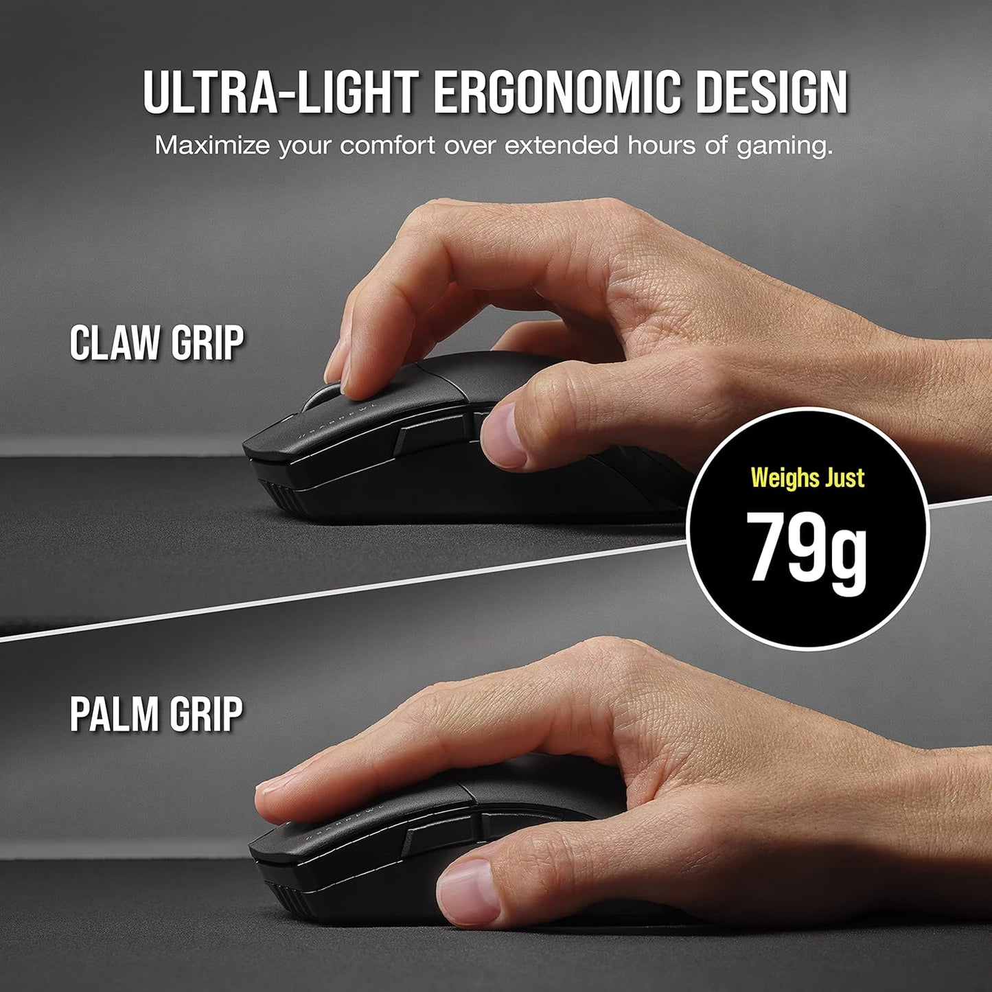 Corsair SABRE Wireless Gaming Mouse- Black
