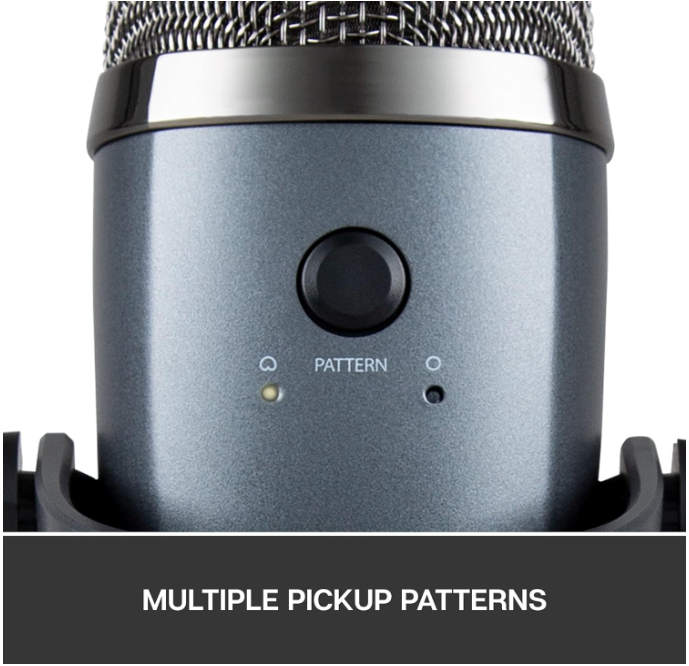 Logitech for Creators Blue Yeti Nano USB Microphone - Shadow Grey