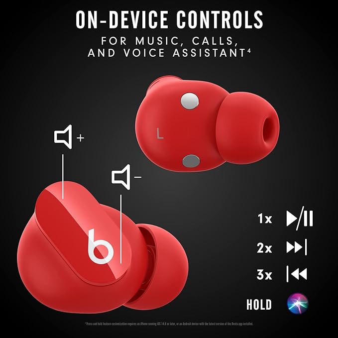 Beats Studio Buds in Red