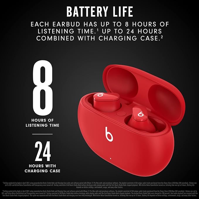 Beats Studio Buds in Red