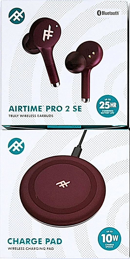 iFrogz - Airtime Pro 2 SE True Wireless in Ear Bluetooth Earbuds in MAROON