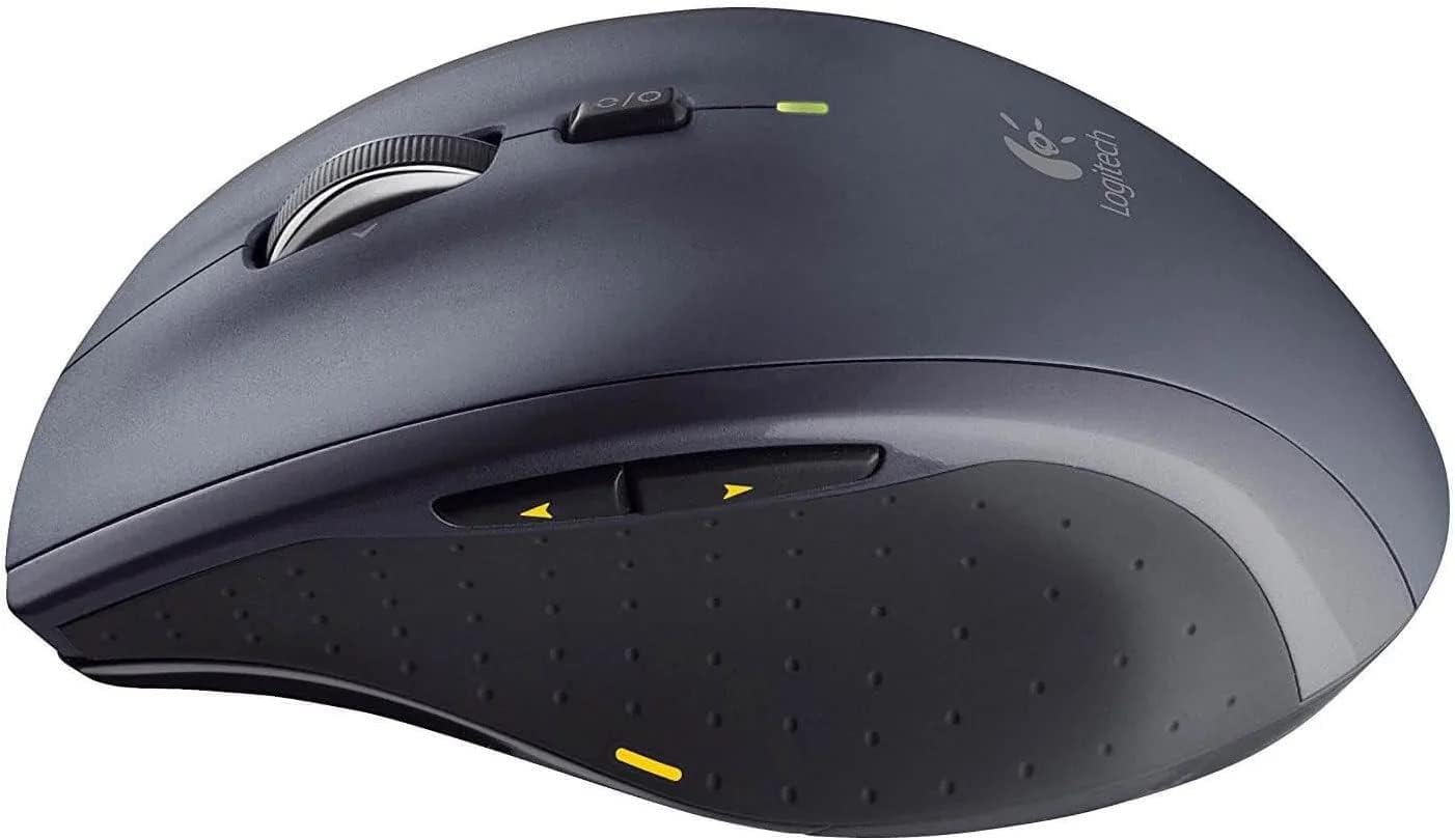 Logitech MK710-RB Desktop Wireless Keyboard/Mouse Combo, Hyper-Fast Scrolling Wireless Mouse USB, Keyboard with LCD Dashboard, Long Battery Life, Black