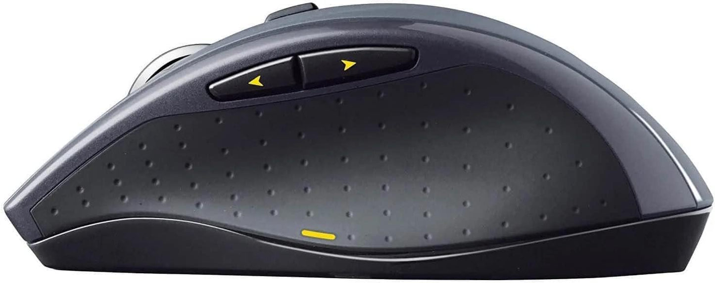Logitech MK710-RB Desktop Wireless Keyboard/Mouse Combo, Hyper-Fast Scrolling Wireless Mouse USB, Keyboard with LCD Dashboard, Long Battery Life, Black