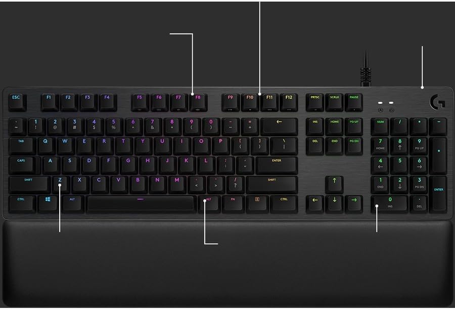 Logitech G513 LIGHTSYNC RGB Mechanical Gaming Keyboard