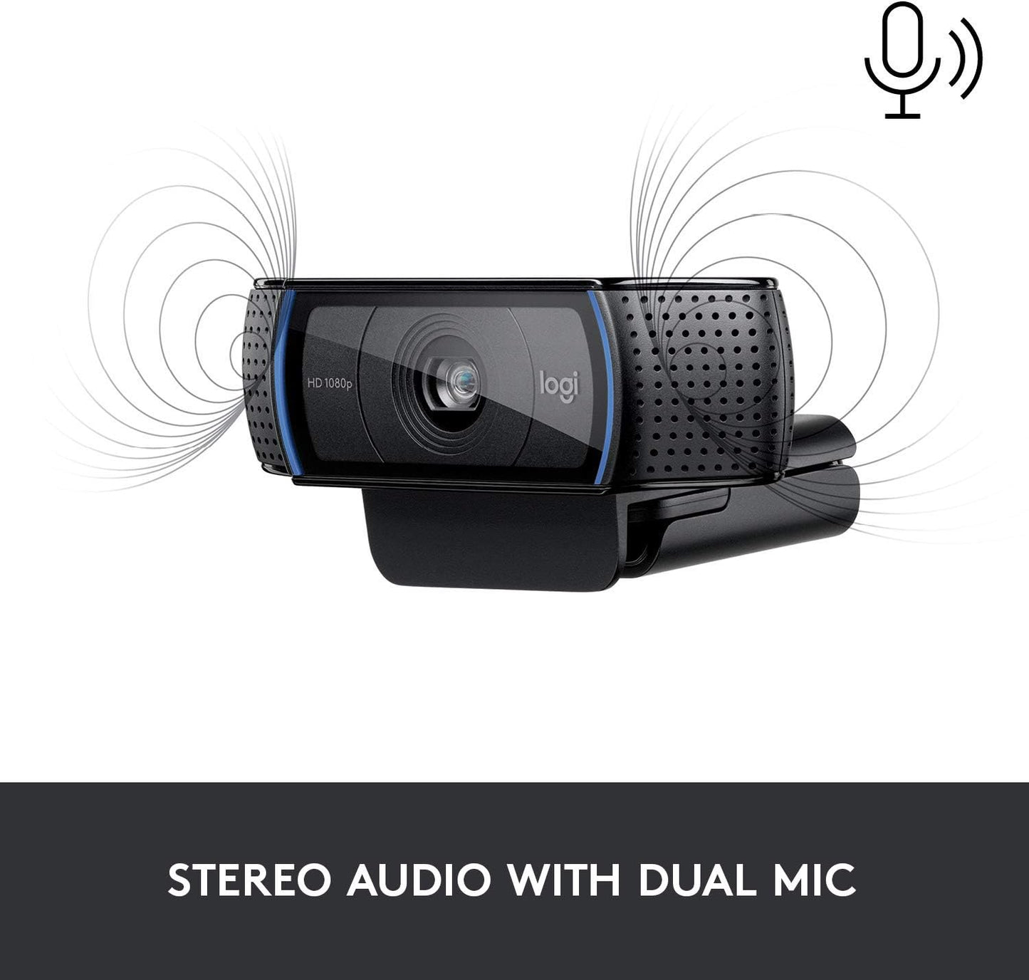 Logitech HD Pro Webcam C920, 1080p Widescreen Video Calling and Recording