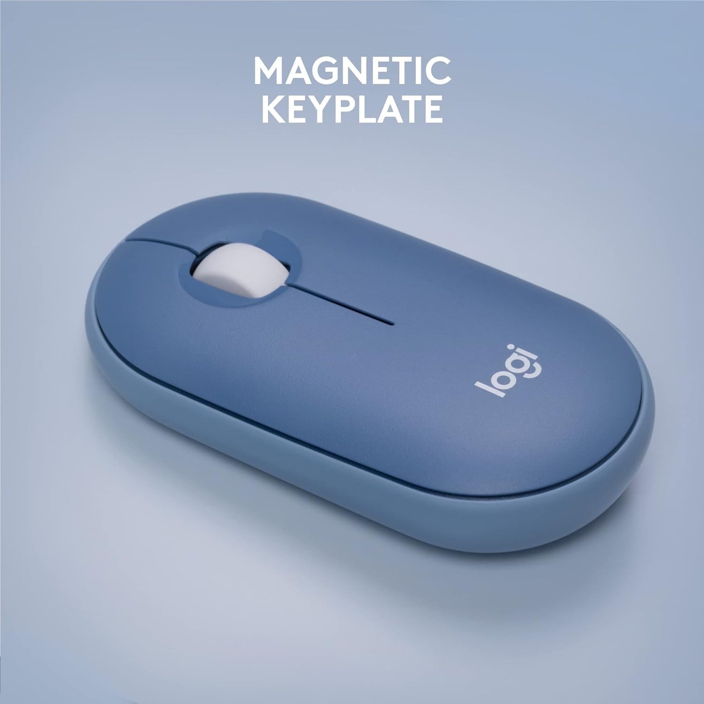 Logitech Pebble Wireless Mouse - Blueberry