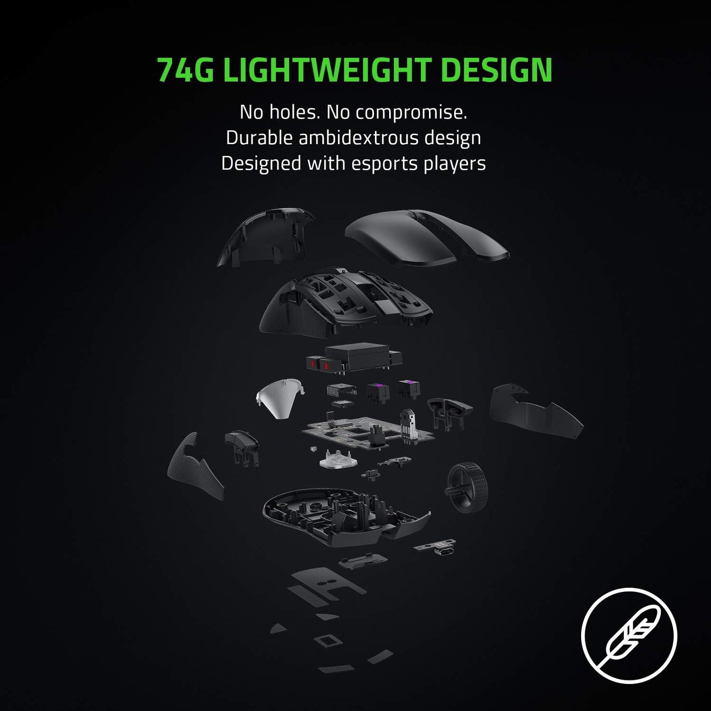 Razer Viper Ultimate Lightweight Wireless Gaming Mouse(Classic Black)