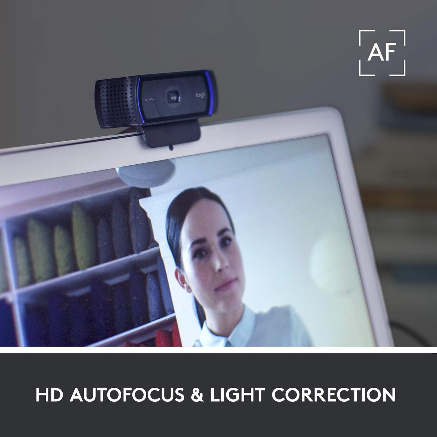 Logitech HD Pro Webcam C920, 1080p Widescreen Video Calling and Recording
