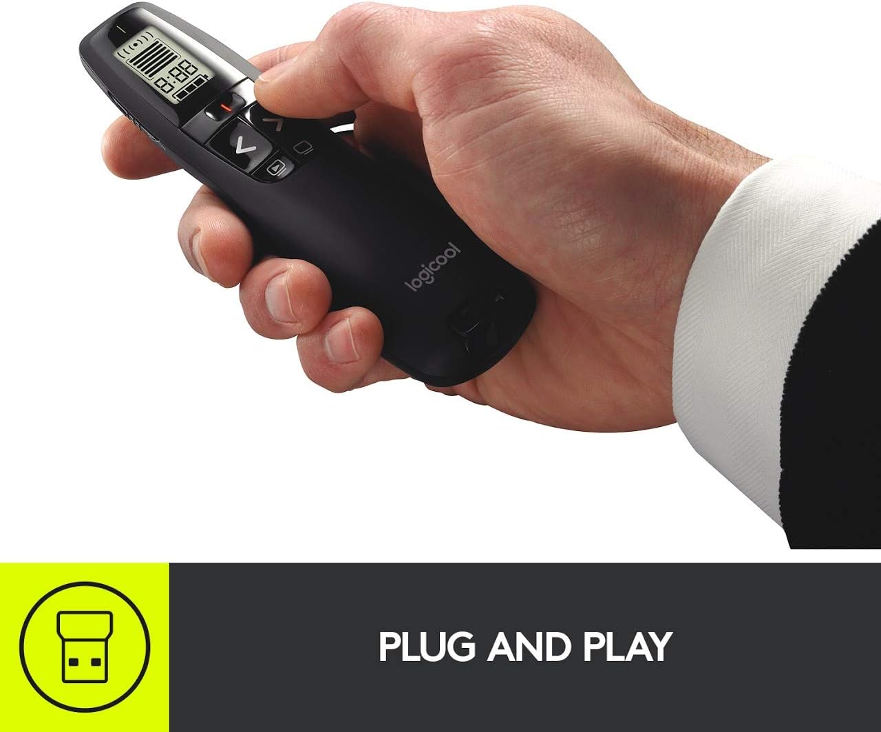 Logitech Wireless Presenter R800 Wireless Presentation Clicker Remote